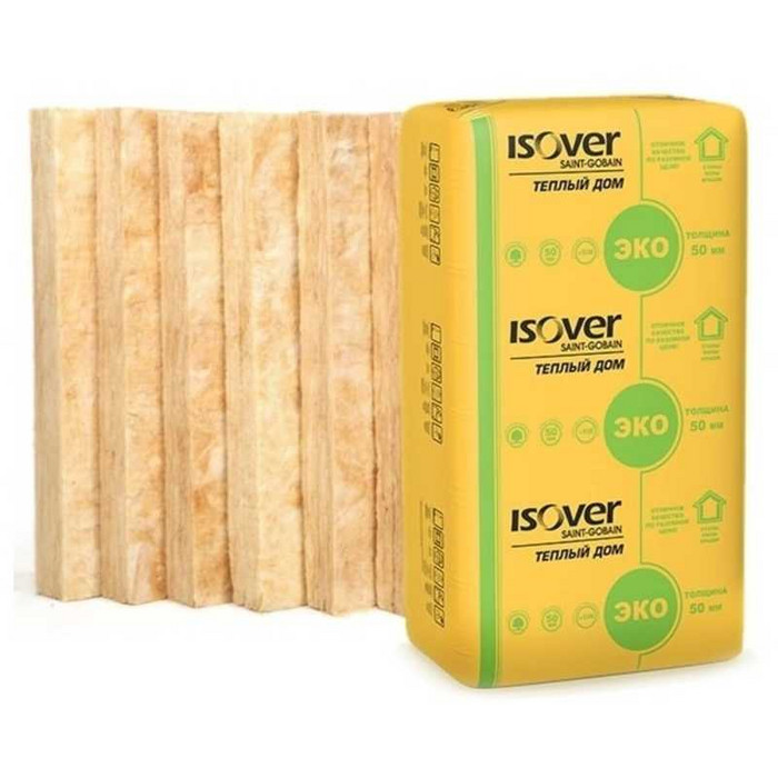 Утеплитель Isover Изовер Тёплый Дом Плита 50х610х1170 в Лисем Носе